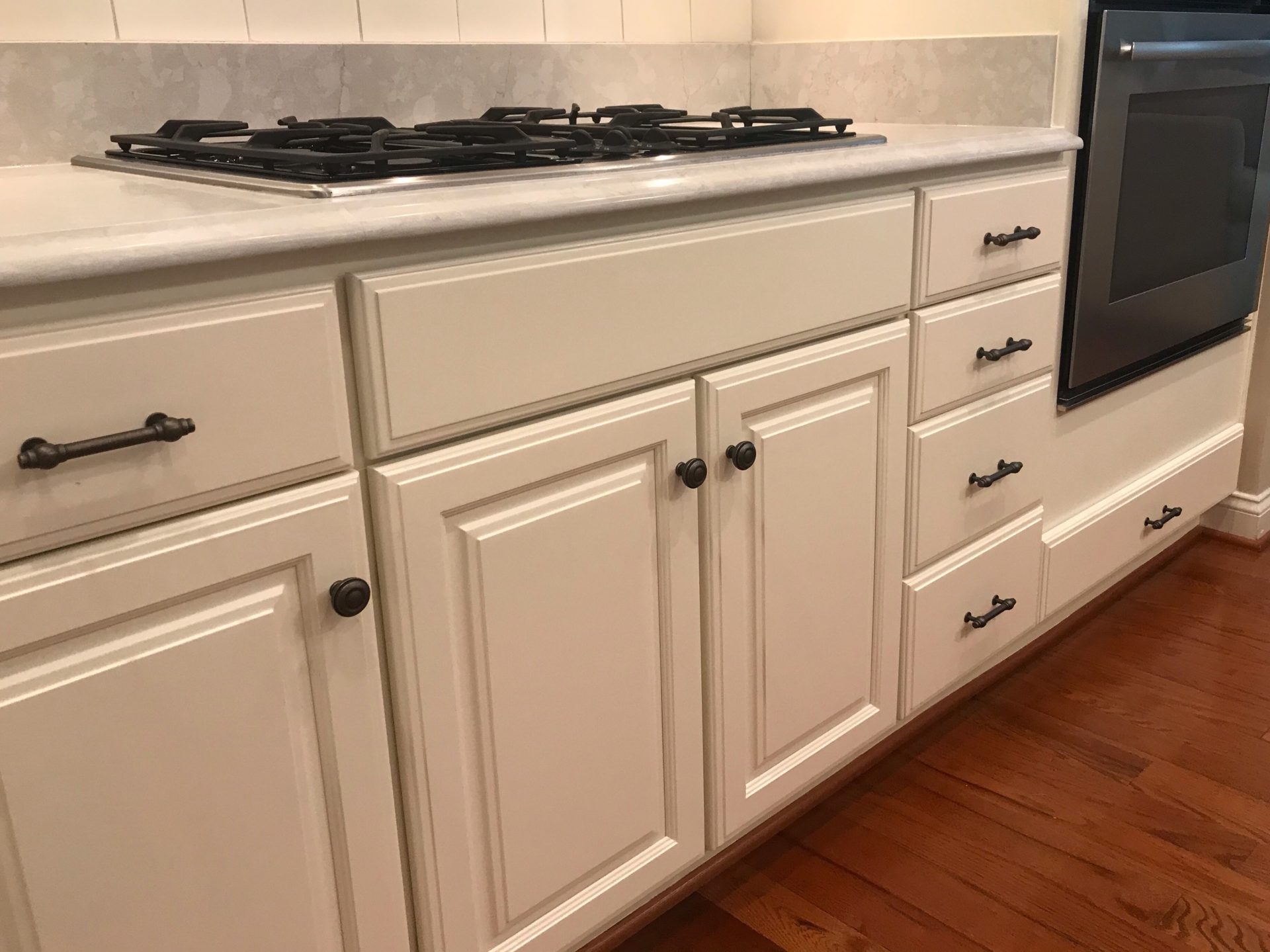 repainted kitchen cabinets
