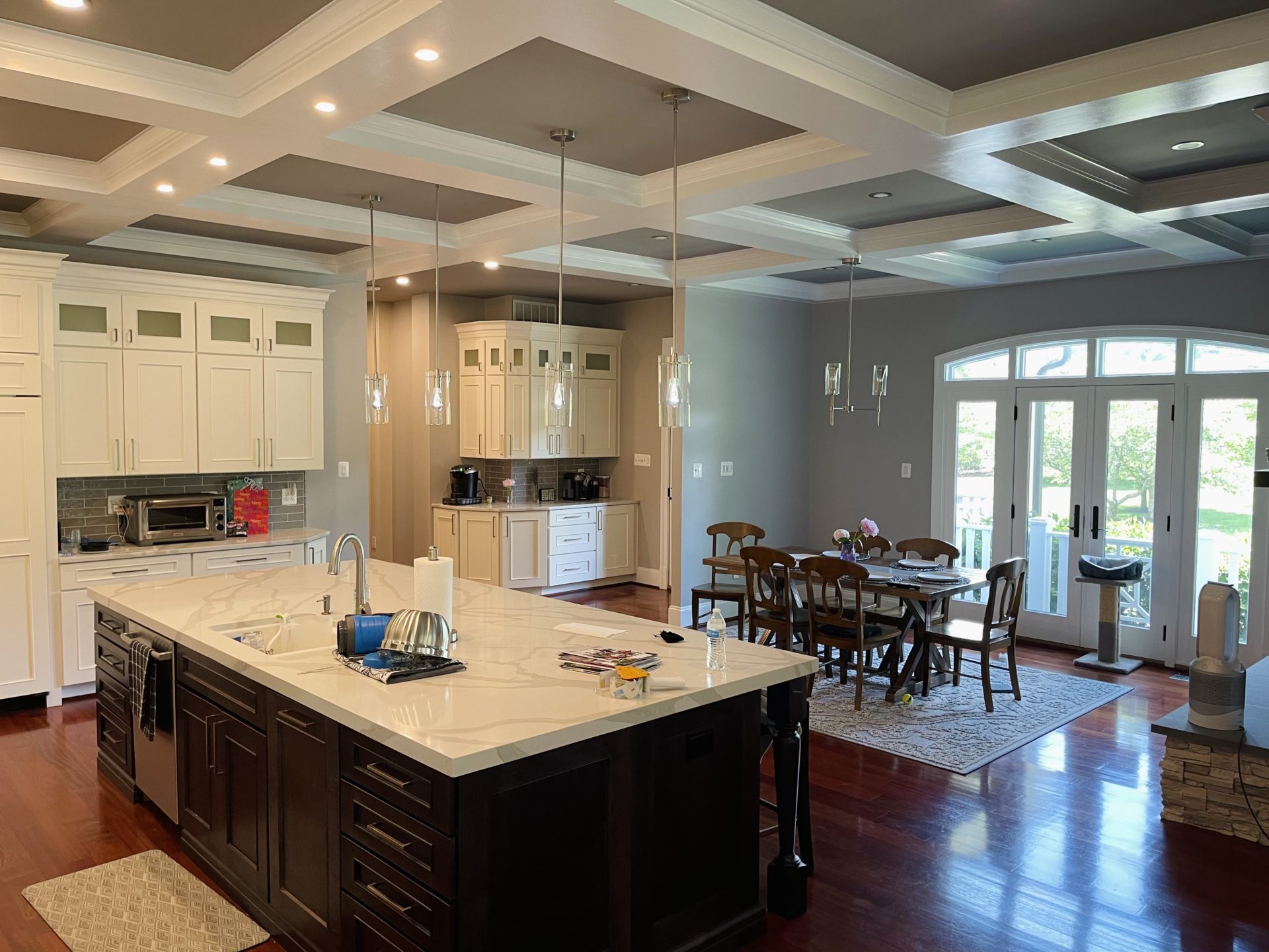 kitchen and dining room interior painting refresh in Howard County