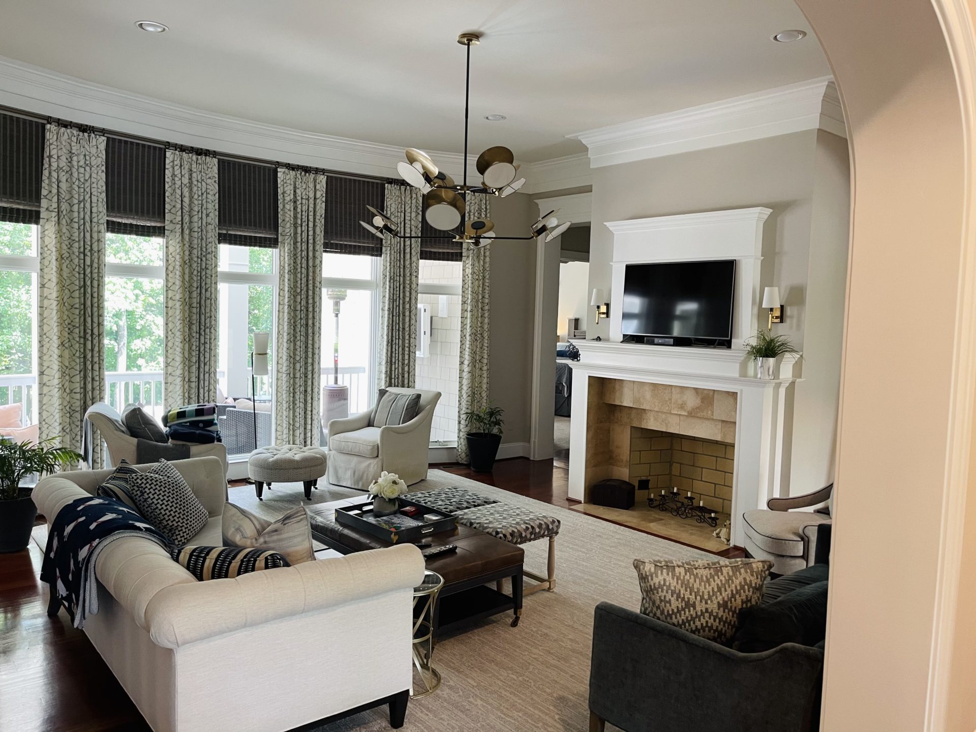 living room paint refresh with sherwin williams in howard county