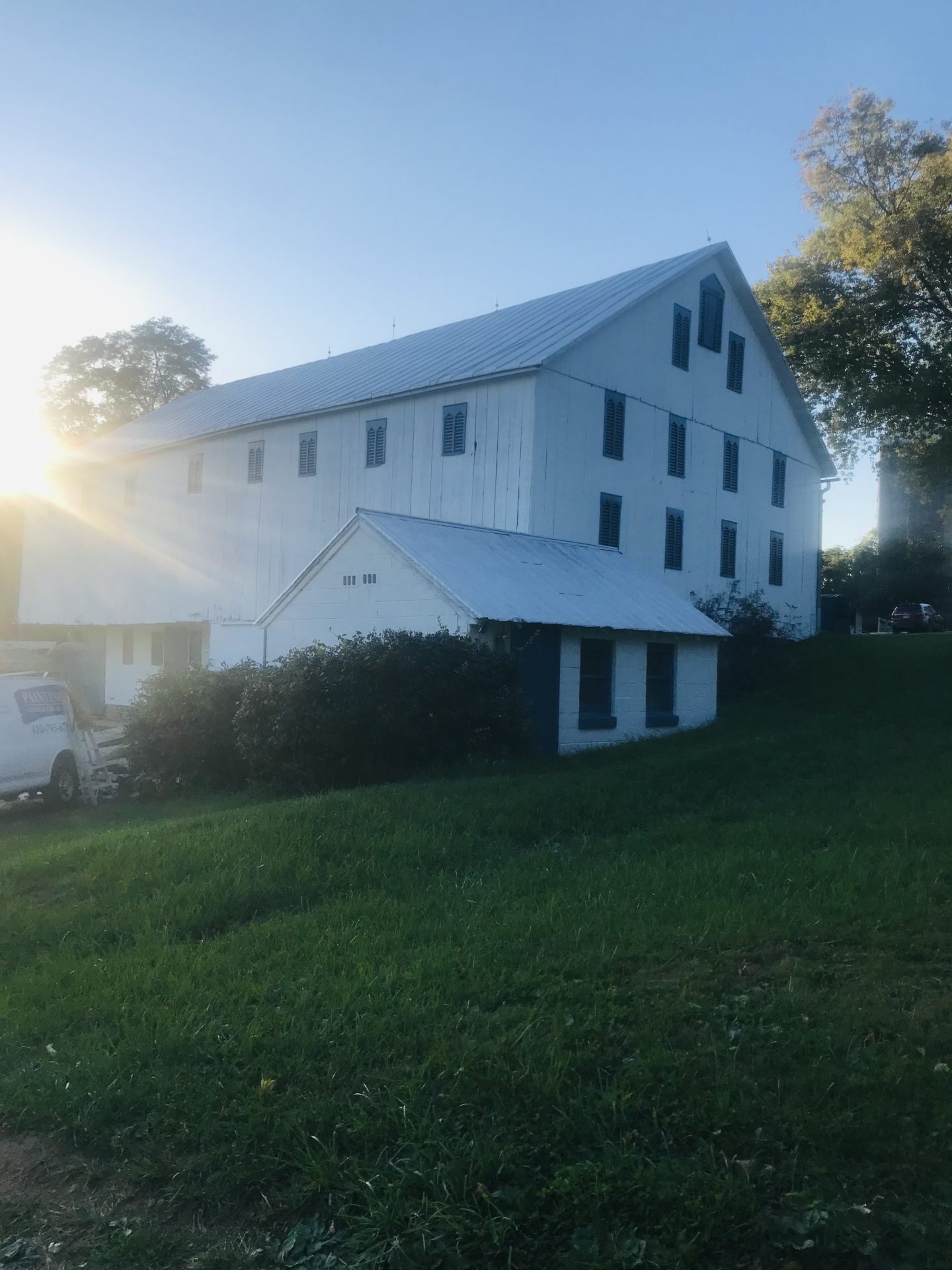 (After) Exterior Painting Historic Barn in Howard County, MD